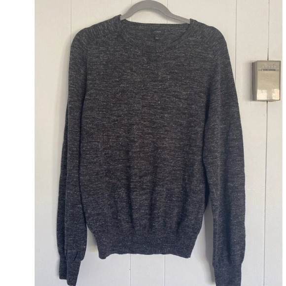 J.Crew Men's Sedona Gray Wool-blend Sweater Size Large - Picture 2 of 4